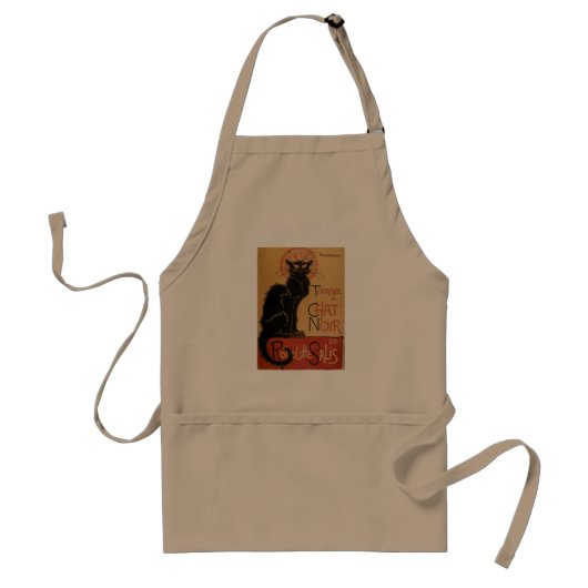 Le chat Noir - Steinlen Standaard Schort (Voorkant)