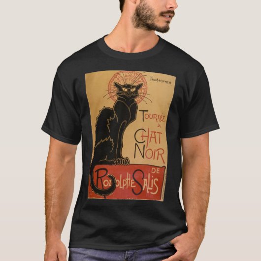 Le chat Noir - Steinlen T-shirt (Voorkant)