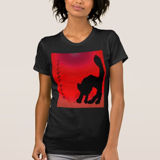 Le Chat Noir T-shirt (Voorkant)