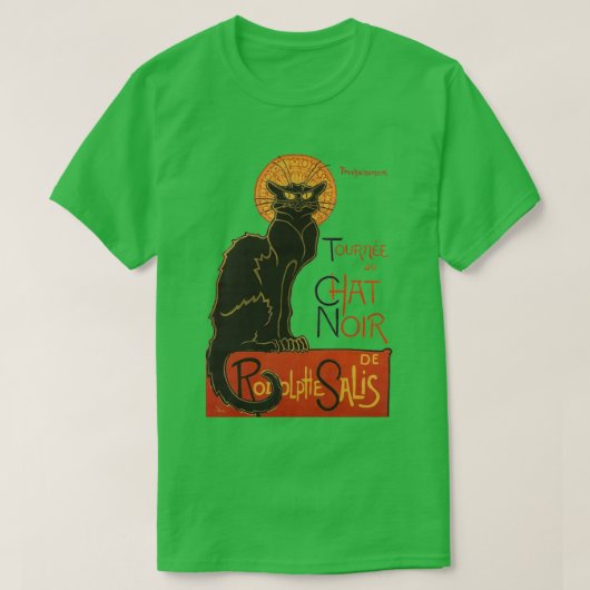 Le Chat Noir t T-shirt (Design voorkant)