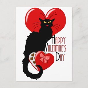 Le Chat Noir Valentijn Feestdagenkaart