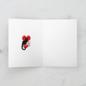 Le Chat Noir Valentijnsdag Feestdagen Kaart (Binnen)