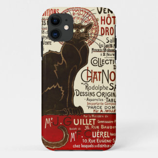 Le Chat Noir, Vente Hôtel Drouot iPhone 11 Hoesje