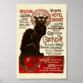 Le Chat Noir, Vente Hôtel Drouot Fine Art Poster (Voorkant)