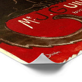 Le Chat Noir, Vente Hôtel Drouot Poster (Hoek)