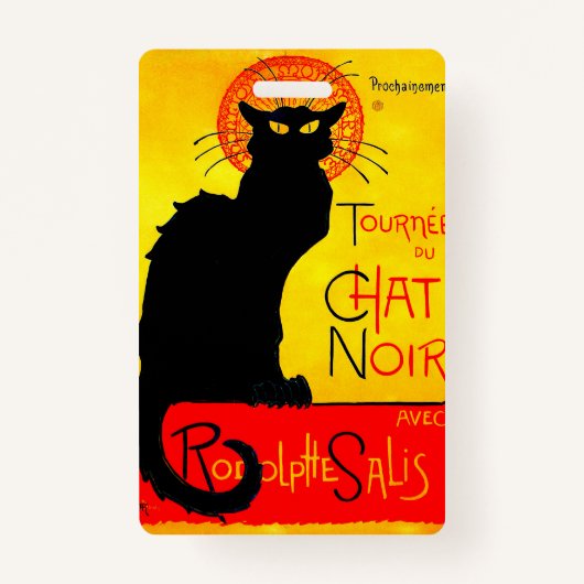 Le Chat Noir Vintage Badge (Voorkant)