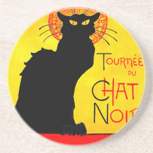 Le Chat Noir  Zandsteen Onderzetter