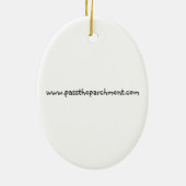 Le Chat Ornament (Achterkant)