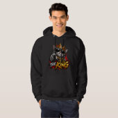 Le Chat Roi Cool Sweat à Capuche Couronne (Devant entier)