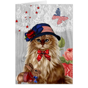 Le chat s'est habillé dans le casquette