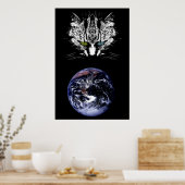 Le chat Tabby - Maître de l'Univers Poster (Cuisine)