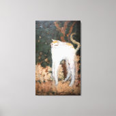 Le Chat - Uitgerekt canvas Art Print (Voorkant)