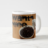 Le chat Veut Du Café 20 oz. Mug par RoseWrites (Devant droit)
