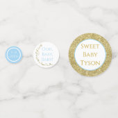 Le château de baby shower Confetti dans le ciel (Devant)