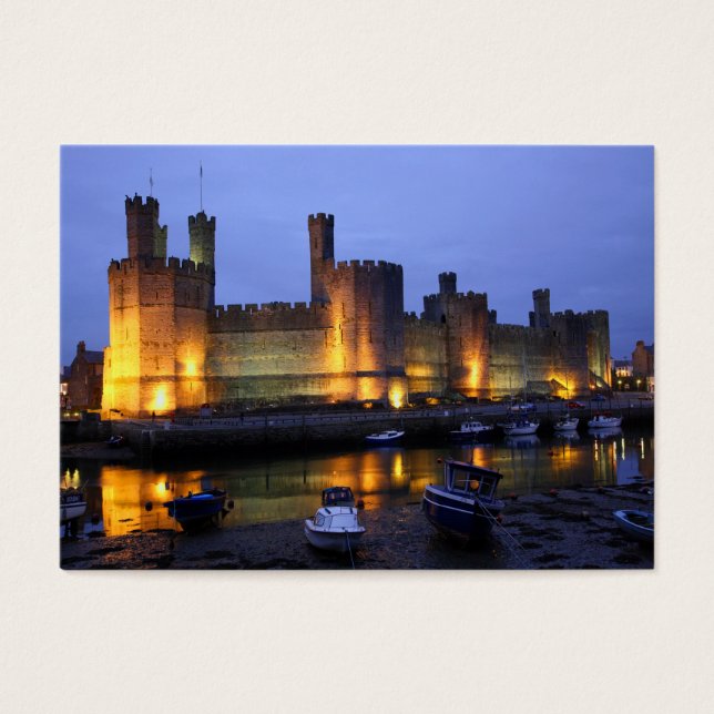 Le château de Caernarfon (Devant)