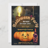 Le Château de Gargoylo Halloween Invitation person (Devant)