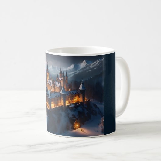 Le château de l'Assistant Chocolat chaud Mug (Devant droit)