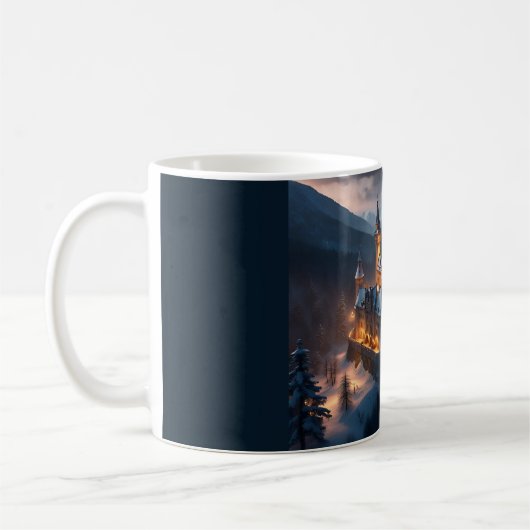 Le château de l'Assistant Chocolat chaud Mug (Gauche)