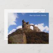 Le château de Mow Cop, carte postale du Cheshire (Devant / Derrière)