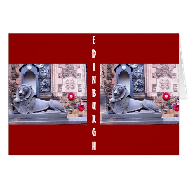 Le château d'Édimbourg (Devant horizontal)