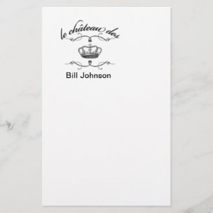 le chateau des JOUW NAMEN Briefpapier