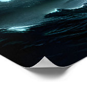 Le château, la roche, la mer | AI Art Poster (Coin)