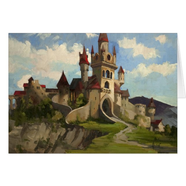 Le château sur la colline (Devant Horizontal)