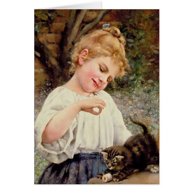 Le chaton espiègle (Devant)