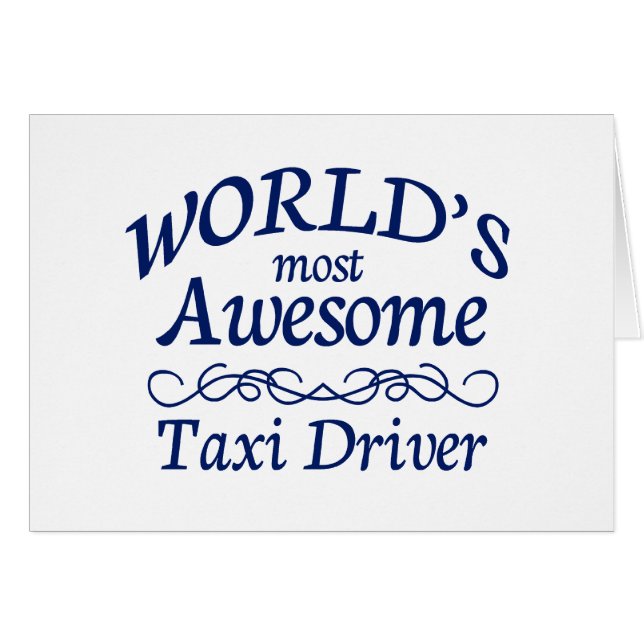 Le chauffeur de taxi le plus impressionnant du (Devant horizontal)