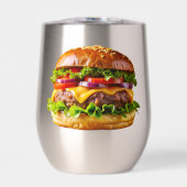 Le cheeseburger appétissant de SlipperyJoe crousti (Avant)