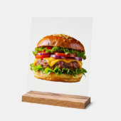 le cheeseburger appétissant de SlipperyJoe crousti (Angle)