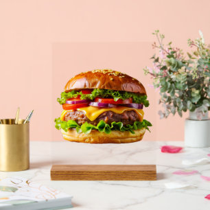 le cheeseburger appétissant de SlipperyJoe crousti