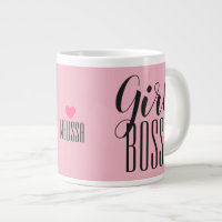 Le chef de la fille de la Mug Nom personnalisé Coe
