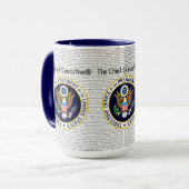 Le chef de l'exécutif du parti Presidente US Mug (Devant gauche)