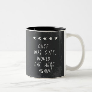 Le Chef Était Mignonne De Manger Ici Encore Mug