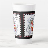 Le chef français Latte Mug Art (Devant)