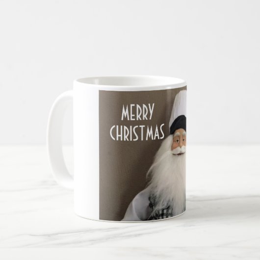 "LE CHEF PÈRE NOËL" CHRISTMAS MUG (Devant gauche)