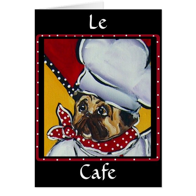 Le Chef Pug (Voorkant)