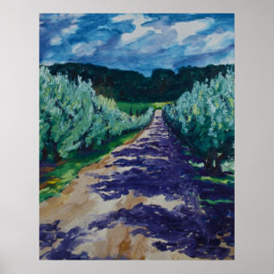 le Chemin à Château Val Joanis Poster