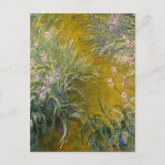 Le chemin à travers les Irises par carte postale M (Devant)