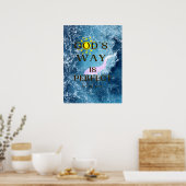 Le chemin de Dieu est une affiche parfaite (Cuisine)