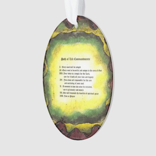 Le chemin de vie des commandements (devant)