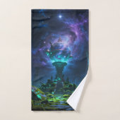 Le chemin des étoiles - Voyage à travers l'univers (Serviette à main)