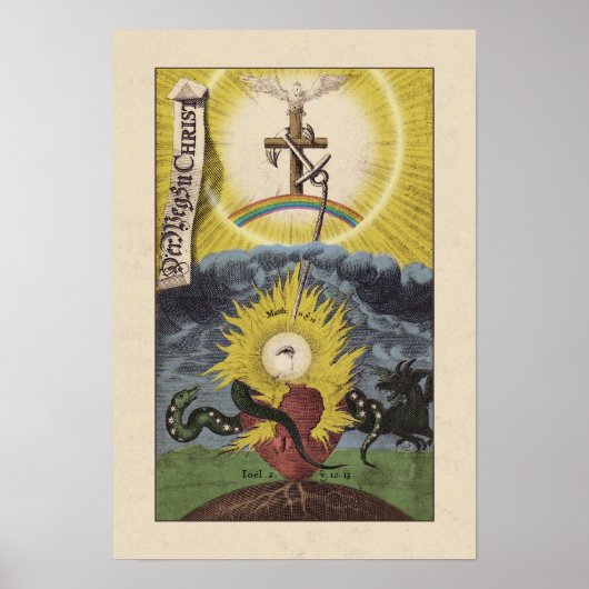 "Le chemin du Christ" Poster de Jacob Bohme (Devant)