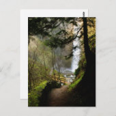 Le chemin vers la carte postale de Latourell Falls (Devant / Derrière)