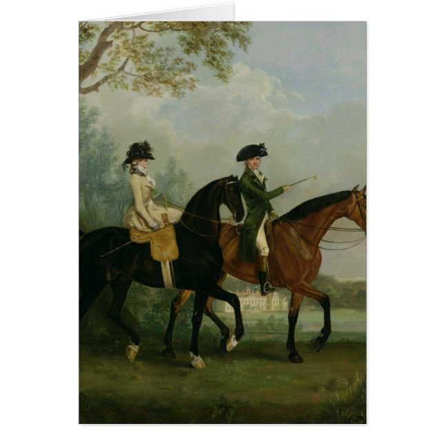 Le chéri. Équitation de Marcia Pitt avec son (Devant)