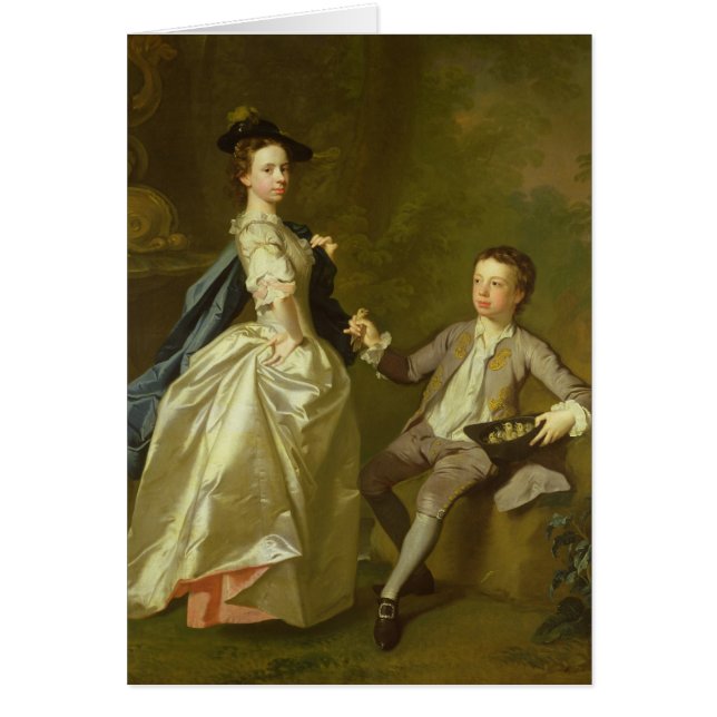 Le chéri. Rachel Hamilton et son frère (Devant)