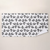 Le Cheshire Cat Alice au pays des merveilles (Serviette de bain)