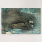 Le cheval baroque frison - Puzzle (Horizontal)