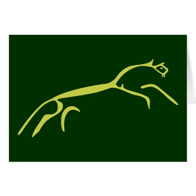 Le cheval blanc d'Uffington (Devant horizontal)